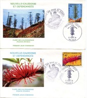 Nouvelle Calédonie - FDC Yvert 418 & PA 184 - Flore - R 1943 - FDC