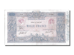 Billet, France, 1000 Francs, 1 000 F 1889-1926 ''Bleu Et Rose'', 1917 - 1 000 F 1889-1926 ''Bleu Et Rose''