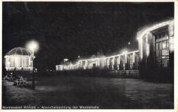 Fotokarte Nordseebad BORKUM - Abendbeleuchtung Der Wandelhalle - Beschrieben - Borkum