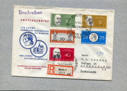 D.D.R.1960 FDC 150 YEAR HUMBOLDT-UNIVERSITY BERLIN. REGISTERED. - Otros & Sin Clasificación