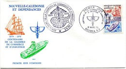 Nouvelle Calédonie - FDC Yvert PA 191 - Centenaire De La Chambre De Commerce + Commémoratif - R 1963 - FDC