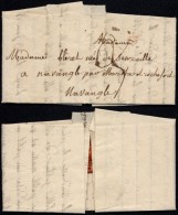 Belgium 1824 Postal History Rare Stampless Cover + Content Luik Liege Navaugle DB.247 - Sonstige & Ohne Zuordnung