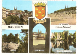 Mauleon (79) Vue Generale - Les Remparts - St Jouin - Place Du Chateau - Chateau De La Durbeliere - Mauleon
