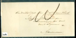 POSTHISTORIE * BRIEFOMSLAG Uit 1860 Van ASSEN Naar AMSTERDAM (10.086) - ...-1852 Prephilately