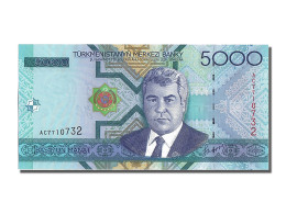 Billet, Turkmenistan, 5000 Manat, 2000, NEUF - Turkmenistán