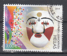 Griekenland 2014 Mi Nr 2772  Carnavals Masker - Used Stamps