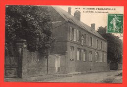 SAINT AUBIN D'ESCROSVILLE - L'ancien Pensionnat. - Saint-Aubin-d'Ecrosville