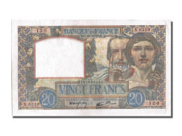 Billet, France, 20 Francs, 20 F 1939-1942 ''Science Et Travail'', 1941 - 20 F 1939-1942 ''Science Et Travail''