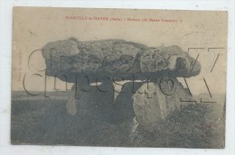 Marcilly-le-Hayer (10) : Le Dolmen Dit "Pierre Couverte"  En 1910  PF. - Marcilly