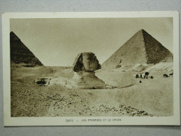 Egypte, Le Pyramides Et Le Sphinx - Piramidi