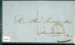 POSTHISTORIE * BRIEFOMSLAG * Uit 1861 Gelopen Van 's-GRAVENHAGE Aan De Heer KORTHALS ALTES Te  AMSTERDAM (10.104) - ...-1852 Prephilately