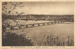 44 ENTRE  CHAMPTOCEAUX ET OUDON  LA  LOIRE   ET  LE  PONT - Oudon