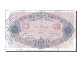 Billet, France, 500 Francs, 100 F 1888-1909 ''Bleu Et Rose'', 1915, 1915-02-23 - 100 F 1888-1909 ''Bleu Et Rose''