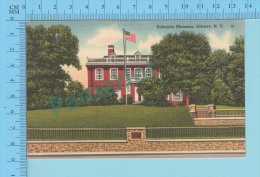 USA New York  ( Albany Schuyler Mansion)  CPSM Linen Post Card 2 Scans - Albany