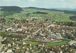 O129 Frauenfeld - Flugaufnahme Vista Aerea Aerial View Vue Aerienne / Viaggiata 1969 - Frauenfeld