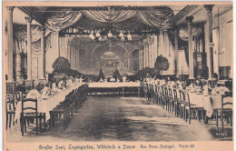 WITTSTOCK Dosse Logengarten Großer Saal Bes Hermann Schlegel 23.7.1920 Gelaufen - Wittstock