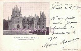 42 - SAINT JUST EN CHEVALET - Château De Contenson -  Dos Précurseur - 1900 - 2 Scans - Saint Just Saint Rambert