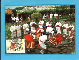 MADEIRA - FOLCLORE - Grupo Do Funchal - EUROPA 81 - CEPT MADEIRA - 11.05.1981 - PORTUGAL - CARTE MAXIMUM - MAXICARD - Maximum Cards & Covers