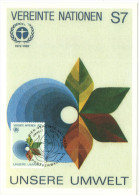 ONU - NAZIONI UNITE - UNITED NATIONS - NATIONS UNIES - 1982 - Human Environment - Carte Maximum - Wien - FDC - Maximumkaarten