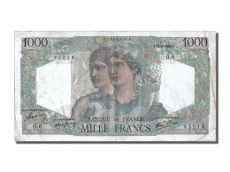 Billet, France, 1000 Francs, 1 000 F 1945-1950 ''Minerve Et Hercule'', 1945 - 1 000 F 1945-1950 ''Minerve Et Hercule''