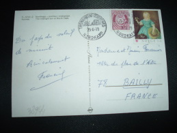CP Pour La FRANCE TP 1,25 + TP 5 OBL.29-6-79 TRONDHEIM-KIRKENES - Lettres & Documents