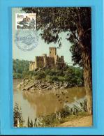 PRAIA DO RIBATEJO - Castelo De Almourol - Mostra Filatélica - 13.02.1982 - PORTUGAL - CARTE MAXIMUM - MAXICARD - Maximum Cards & Covers