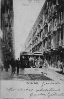 Torino - Via Garibaldi, Incrocio Di Tram - Transport