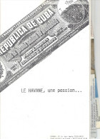Belle Documentation Sur Les Cigares  "HAVANE ". Livre De 18 Pages Et Articles Et Découpes De Journaux . Trés Bien . - Sonstige & Ohne Zuordnung