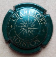 Capsule De Champagne - Ariston - N°7 - Vert Foncé Et Or - Moet Et Chandon