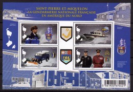St Pierre Et Miquelon 2015 - La Gendarmerie Nationale A SPM - BF Neufs // Mnh - Blocs-feuillets