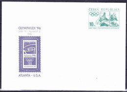 Tchéque République 1996, Envelope Jeux Olympique Atlanta (COB 2) - Briefe