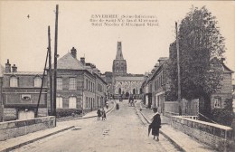 ENVERMEU - RUE DE SAINT-NICOLAS D´ALIERMONT (  Parapluie église Cheval Avec Charette ) - Envermeu