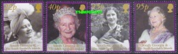 South Georgia 2002 Queen Mother 4v ** Mnh (26327A) - South Georgia