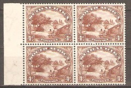 South Africa 1927 SG 35b Block Of Four Unmounted Mint. - Unused Stamps