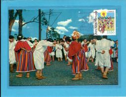 FUNCHAL - BAILINHO DA MADEIRA - O BRINCO - 15.12.1982 - Folclore - PORTUGAL - CARTE MAXIMUM - MAXICARD - Cartes-maximum (CM)
