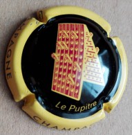 Capsule De Champagne - Champagne Le Pupitre - N°727f  -  Noir Contour Jaune - Möt Et Chandon