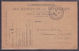 Guerre 1914-1918 - Lettre - 1. Weltkrieg 1914-1918