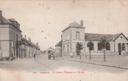 CPA ANGLURE (Marne) - La Caisse D'Epargne Et L'Ecole - Anglure