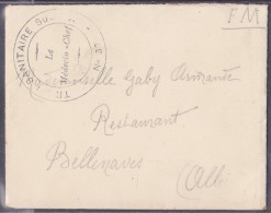 Cachets Militaires - Lettre - Militärstempel Ab 1900 (ausser Kriegszeiten)