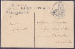 Guerre 1914-1918 - Lettre - Guerre De 1914-18