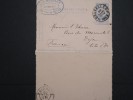 BELGIQUE - Carte Lettre De Bruxelles Pour Dijon En 1899 - A Voir - Lot  P13662 - Kartenbriefe