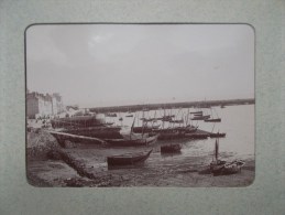PHOTO DE DOUARNENEZ ( 29 BRETAGNE ) Vue Du Port Bateau De Pêche  1898/1902 - Orte