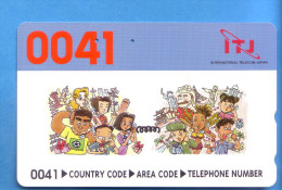 Japan Japon Telefonkarte Télécarte Phonecard -   0041 ITJ - Operatori Telecom
