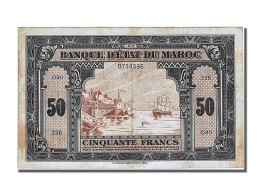 Billet, Maroc, 50 Francs, 1943, 1943-08-01, TTB+ - Marocco