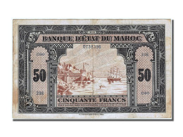 Billet, Maroc, 50 Francs, 1943, 1943-08-01, TTB+ - Morocco