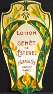 ETIQUETTE ANCIENNE De PARFUM - LOTION GENÊT De L'ESTEREL - Jn GIRAUD FILS - GRASSE PARIS - Parf. Etat - - Etichette