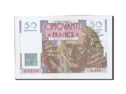 Billet, France, 50 Francs, 50 F 1946-1951 ''Le Verrier'', 1950, 1950-06-29 - 50 F 1946-1951 ''Le Verrier''