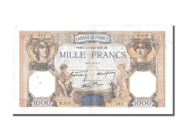 Billet, France, 500 Francs, 1 000 F 1927-1940 ''Cérès Et Mercure'', 1938 - 1 000 F 1927-1940 ''Cérès Et Mercure''