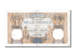 Billet, France, 1000 Francs, 1 000 F 1927-1940 ''Cérès Et Mercure'', 1937 - 1 000 F 1927-1940 ''Cérès Et Mercure''