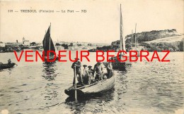 TREBOUL      LE PORT  PECHEUR   BARQUE DE PECHE - Tréboul